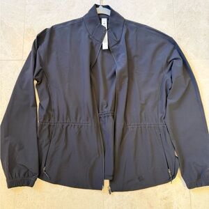 Lululemon Athletica Black Cinched Utility Jacket size M